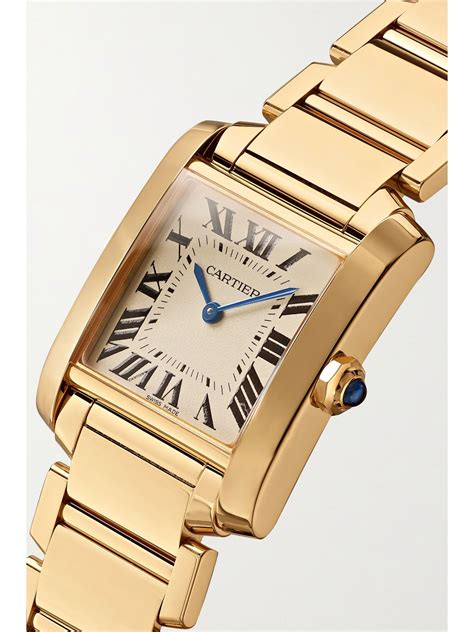 cartier watch silver and gold|18 karat gold cartier watch.